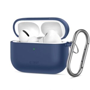 Dėklai ausinėms Tech-Protect Apple AIRPODS PRO 3 SILICONE HOOK Navy Blue