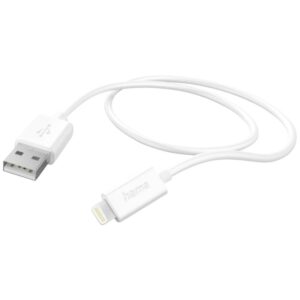 Kabelis Hama  Charging Cable USB-A to Lightning 1m White