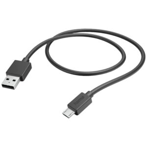 Kabelis Hama  Charging Cable USB-A to Micro USB 1m Black