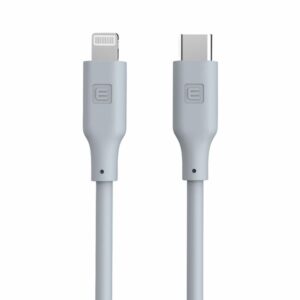 Kabelis Evelatus  Evelatus USB C to Lightning Silicone Cable 1.2M (MFI10CL) 60W / 20V3A White