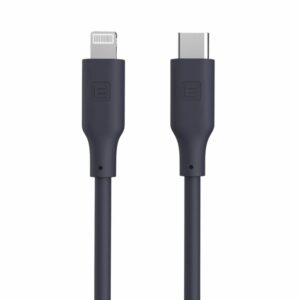 Kabelis Evelatus  Evelatus USB C to Lightning Silicone Cable 1.2M (MFI10CL) 60W / 20V3A Blue
