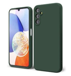 Aizmugurējais vāciņš Evelatus Samsung Galaxy A14 4G / 5G Premium Soft Touch Silicone Case Pine Green