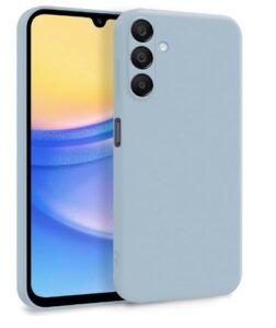 Aizmugurējais vāciņš Evelatus Samsung Galaxy A15 Premium Soft Touch Silicone Case Grey Blue