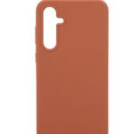 Чехол на заднюю панель Evelatus Samsung Galaxy A34 Premium Soft Touch Silicone Case Saddle Brown