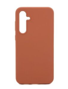 Aizmugurējais vāciņš Evelatus Samsung Galaxy A54 Premium Soft Touch Silicone Case Saddle Brown