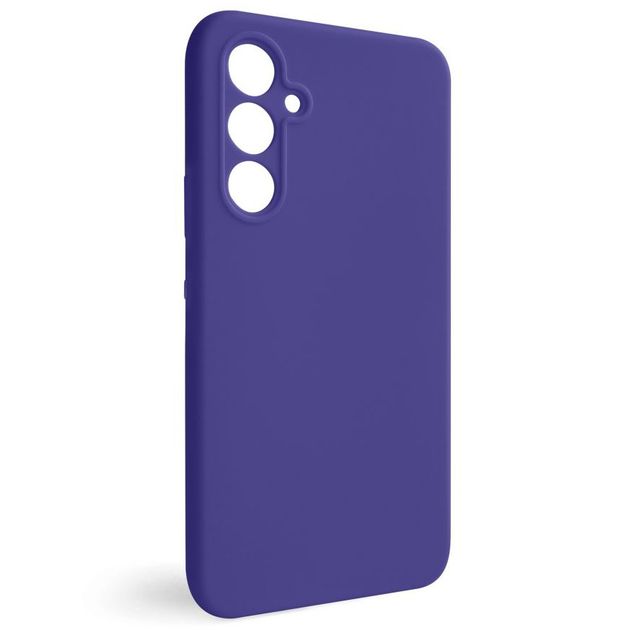 Back panel cover Evelatus Samsung Galaxy A54 Premium Soft Touch Silicone Case Blue Purple