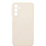 Aizmugurējais vāciņš Connect Samsung Galaxy A14 4G / A14 5G Premium Quality Soft Touch Silicone Case Antique White
