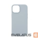 Back panel cover Connect Samsung Galaxy A15 Premium Quality Soft Touch Silicone Case Grey Blue