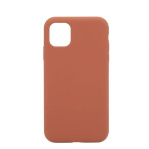 Nugarėlės dėklai Connect Samsung Galaxy A34 Premium Quality Soft Touch Silicone Case Saddle Brown