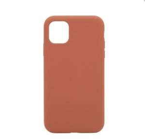Aizmugurējais vāciņš Connect Samsung Galaxy A54 Premium Quality Soft Touch Silicone Case Saddle Brown