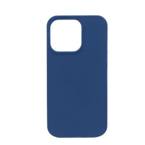 Back panel cover Connect Apple iPhone 13 Pro Premium Magsafe Soft Touch Silicone Case New Function Midnight Blue