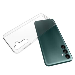 Tagakaaned Connect Samsung Galaxy A14 5G Clear Silicone Case 1.5mm TPU Transparent