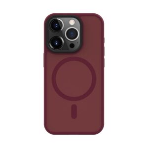 Aizmugurējais vāciņš Connect Apple iPhone 15 Pro Hybrid Case With Magnetic PC+TPU Plum