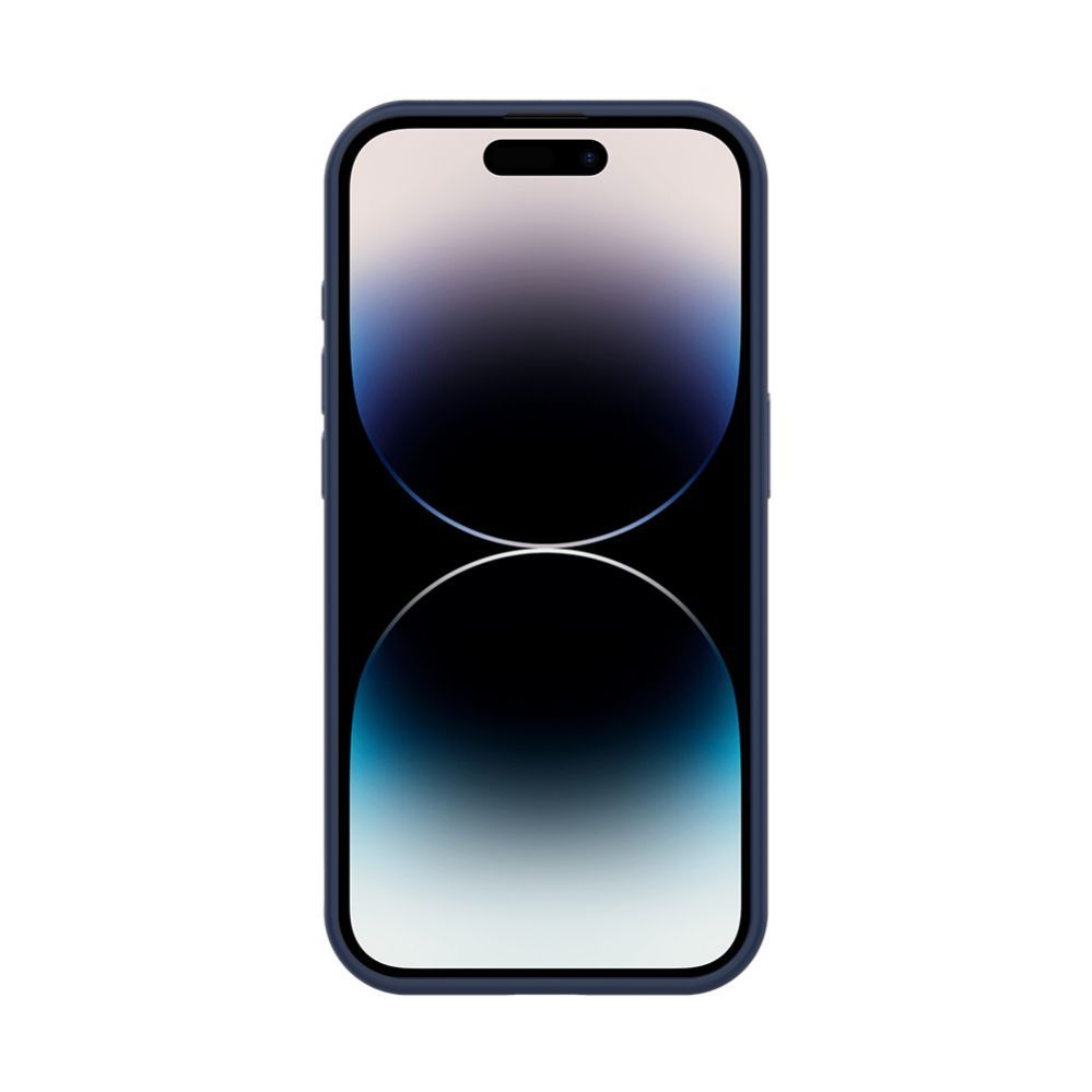 Back panel cover Connect Apple iPhone 15 Pro Max Hybrid Case With Magnetic PC+TPU Blue