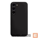 Back panel cover Evelatus Samsung Galaxy A35 Premium Soft Touch Silicone Case Black