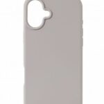 Back panel cover Evelatus Samsung Galaxy A55 Premium Soft Touch Silicone Case Silver