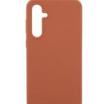 Back panel cover Evelatus Samsung Galaxy S24 Ultra Premium Soft Touch Silicone Case Brown