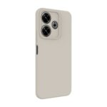 Aizmugurējais vāciņš Connect Xiaomi Redmi Note 13 Pro Premium Quality Soft Touch Silicone Case Silver