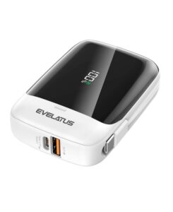 Išorinė baterija Evelatus  Evelatus Power Bank 22.5W 10000 mAh Type-C White Black