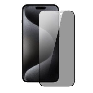 Aizsargstikls iLike Xiaomi Redmi Note 13 4G Privacy 2.5D Silk Full Cover Japan Glue Anti-Static Super strong Black