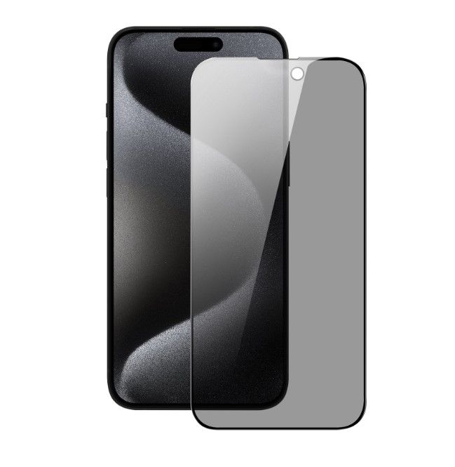 Aizsargstikls iLike Xiaomi Redmi 13C 5G Privacy 2.5D Silk Full Cover Japan Glue Anti-Static Super strong Black