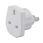 Переходник iLike  Power Plug adapter from UK (United Kingdom) 3pin to Euro Socket - UK to EU Adapter White