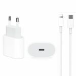 Адаптер DCO  IP12 20W PD Type-C Plug Fast Charger with Lightning Cable A234 White