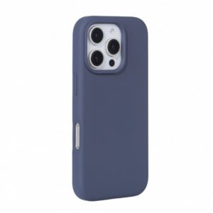 Back panel cover Evelatus Apple iPhone 16 Pro Premium Magsafe Soft Touch Silicone Case Midnight Blue