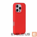Back panel cover Evelatus Apple iPhone 16 Pro Premium Magsafe Soft Touch Silicone Case Red