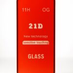 Защитное стекло iLike Apple iPhone 16 Plus Full Glue 21D Tempered Glass Without package (2pcs) Black