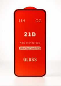 Apsauginiai stiklai iLike Apple iPhone 16 Plus Full Glue 21D Tempered Glass Without package (2pcs) Black