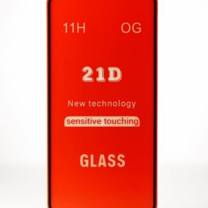 Protective glass iLike Apple iPhone 16 Plus Full Glue 21D Tempered Glass Without package (2pcs) Black