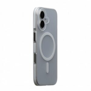 Aizmugurējais vāciņš Evelatus Apple iPhone 16 Suitcase MagSafe Case Transparent White