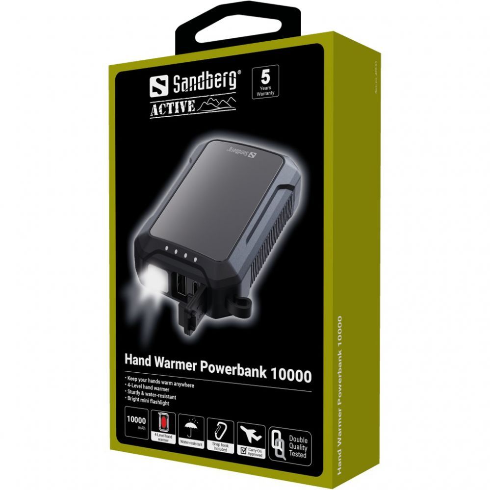 Cables and wires Sandberg 420-65 Hand Warmer Powerbank 10000