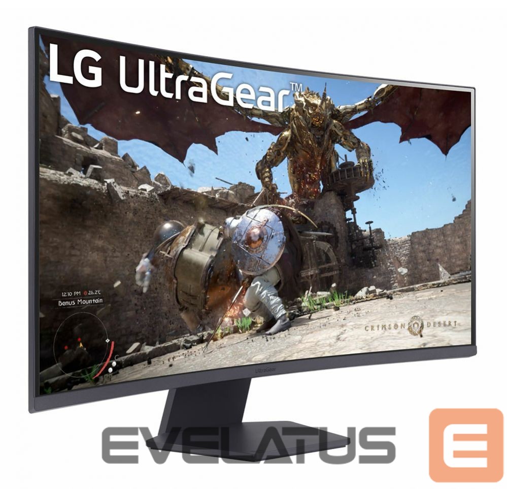 Monitorid LG 32GS60QC-B | 32 " | VA | QHD | 16:9 | 180 Hz | 1 ms | 2560 x 1440 pixels | 300 cd/m² | HDMI ports quantity 2