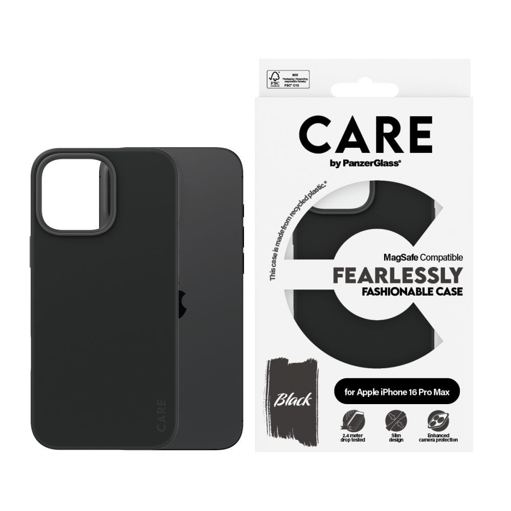 Other Phone Accessory Panzer Glass CARE by PanzerGlass Fashion Case iPhone 16 Pro Max 6.9" black/black MagSafe 1380