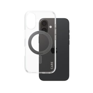 Kitas telefono priedas Panzer Glass  CARE by PanzerGlass Feature Kickstand Case iPhone 16 6.1" black/black MagSafe 1321 