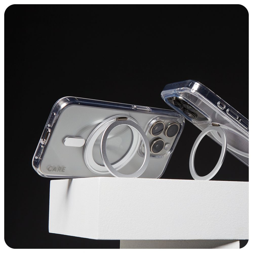 Other Phone Accessory Panzer Glass CARE by PanzerGlass Feature Kickstand Case iPhone 16 Pro 6.3" silver/silver MagSafe 1326