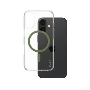 Kitas telefono priedas Panzer Glass  CARE by PanzerGlass Flagship Case iPhone 16 6.1" green/green MagSafe 1369 