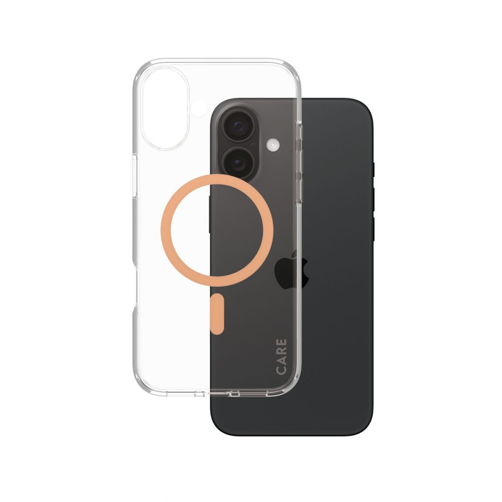Other Phone Accessory Panzer Glass CARE by PanzerGlass Flagship Case iPhone 16 Plus 6.7" peach/peachy MagSafe 1375