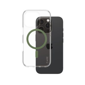 Kitas telefono priedas Panzer Glass  CARE by PanzerGlass Flagship Case iPhone 16 Pro 6.3" green/green MagSafe 1370 