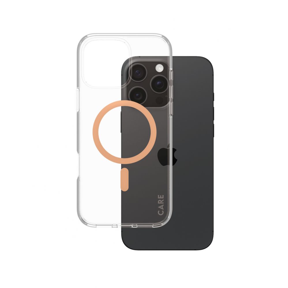 Other Phone Accessory Panzer Glass CARE by PanzerGlass Flagship Case iPhone 16 Pro Max 6.9" peach/peachy MagSafe 1376