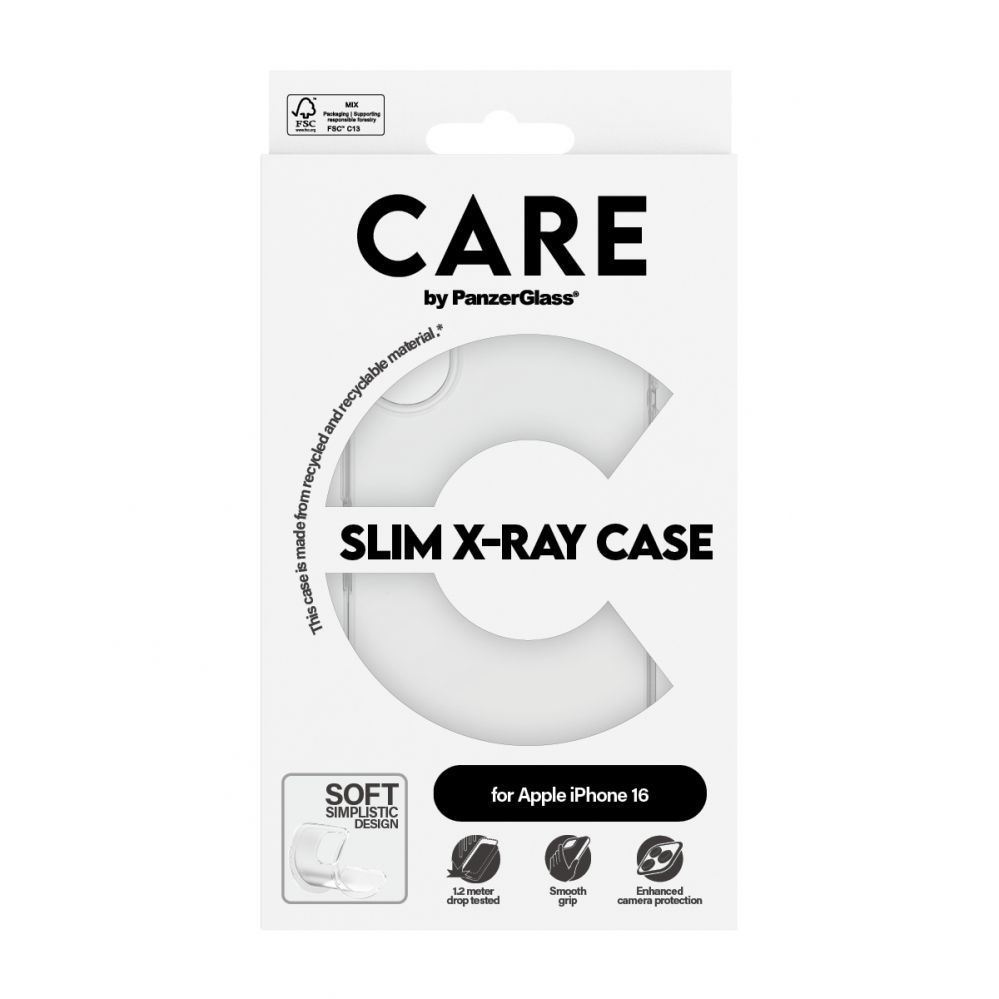 Other Phone Accessory Panzer Glass CARE by PanzerGlass X-Ray Soft Basic Case iPhone 16 6.1" transparent 1441