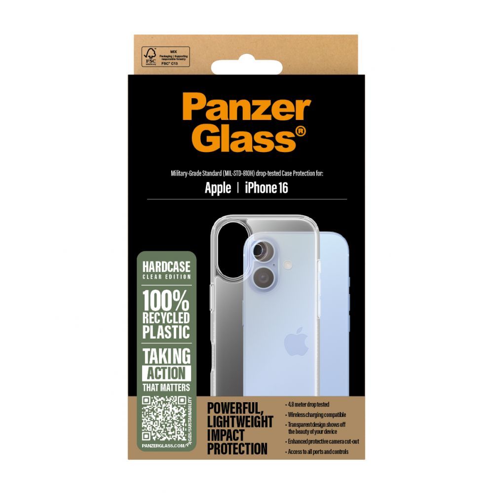 Other Phone Accessory Panzer Glass PanzerGlass HardCase iPhone 16 6.1" transparent/transparent 1287