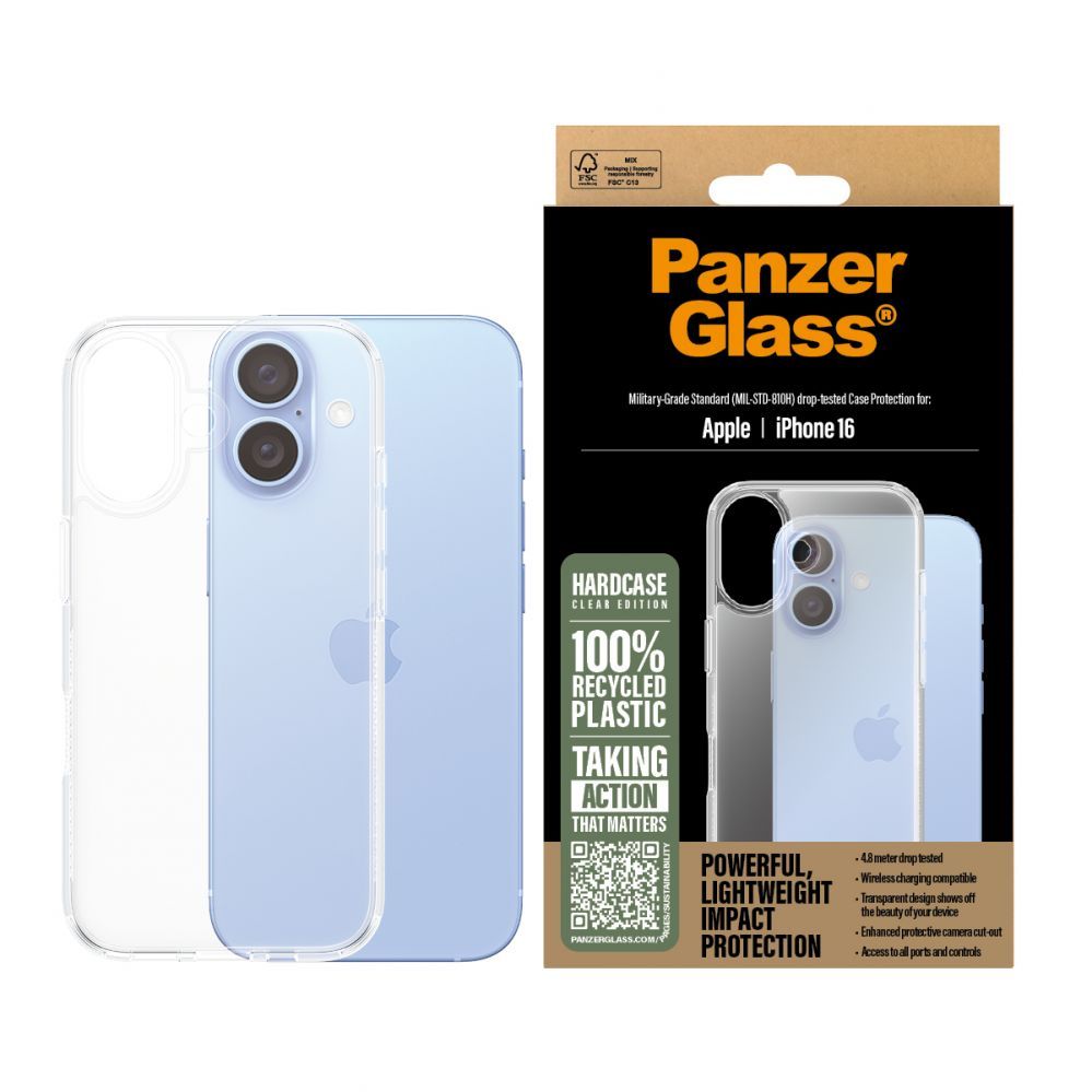 Other Phone Accessory Panzer Glass PanzerGlass HardCase iPhone 16 6.1" transparent/transparent 1287