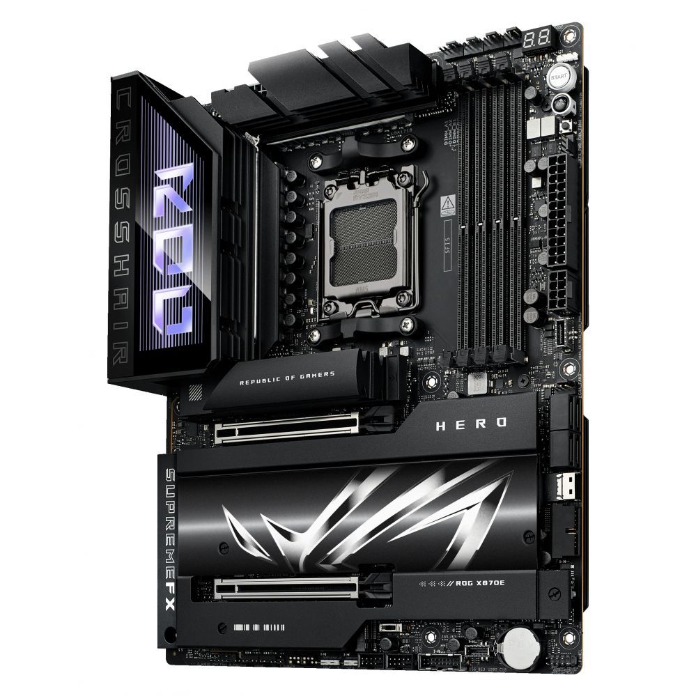 Intel protsessori emaplaat Asus MB X870E S1718 ATX/ROG CROSSHAIR X870E HERO