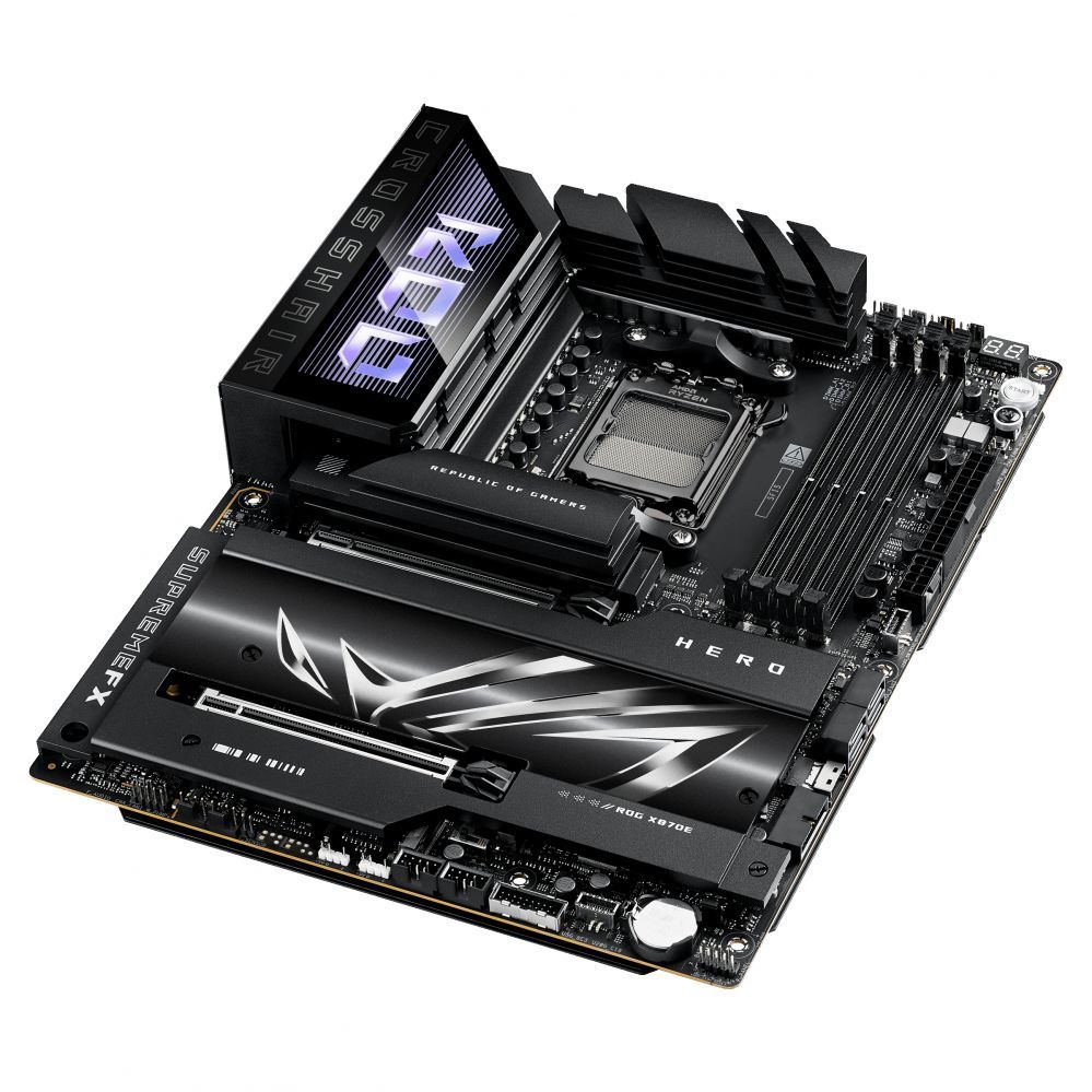 Intel protsessori emaplaat Asus MB X870E S1718 ATX/ROG CROSSHAIR X870E HERO