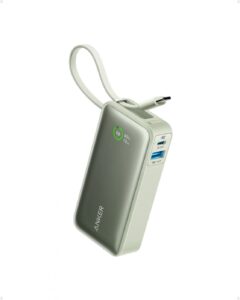 Išorinė baterija Anker  545 Nano Power Bank 10000mAh, PD 30W, Green | 