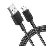 Cable Anker  322 USB-A to USB-C Cable Nylon, 1.8M, Black | 