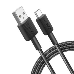Kaabel Anker  322 USB-A to USB-C Cable Nylon, 1.8M, Black | 